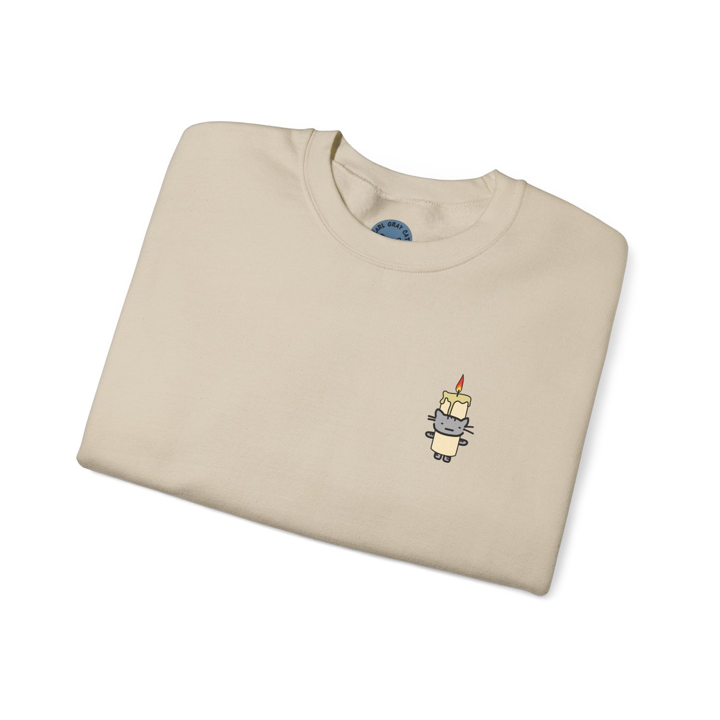 Burnt out Earl in a Candle Costume Crewneck