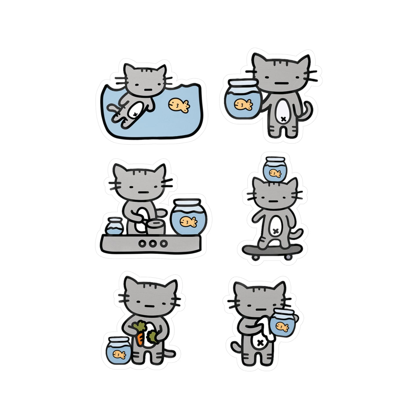 Earl & Fishgerald's Tale of Love Sticker Pack