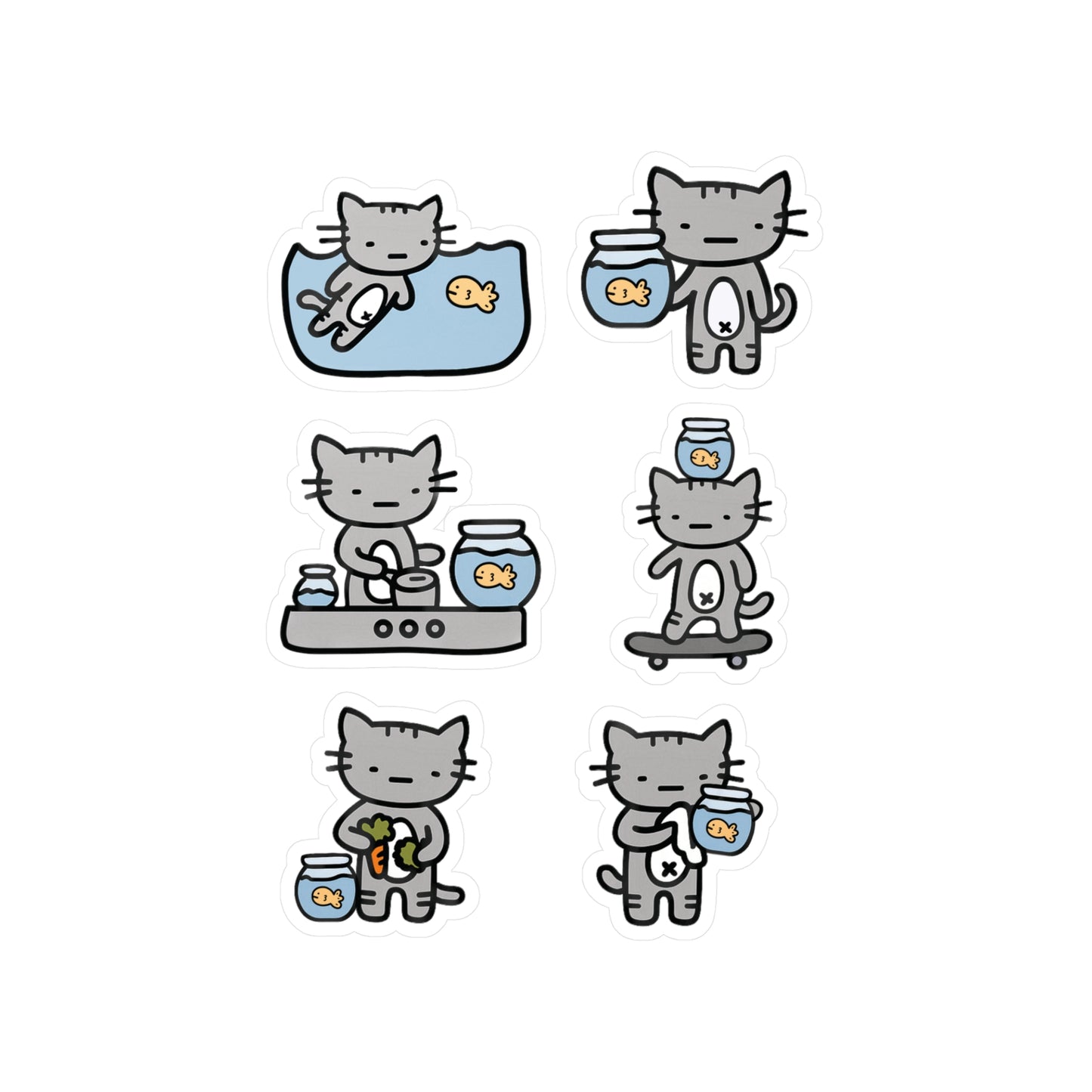 Earl & Fishgerald's Tale of Love Sticker Pack