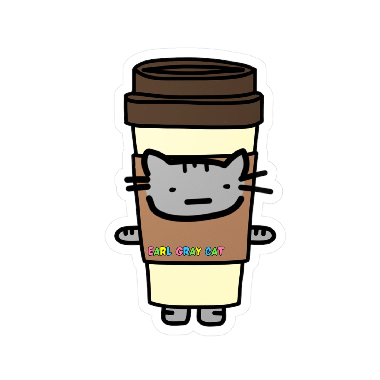 Coffee Cup Earl Sticker ☕️