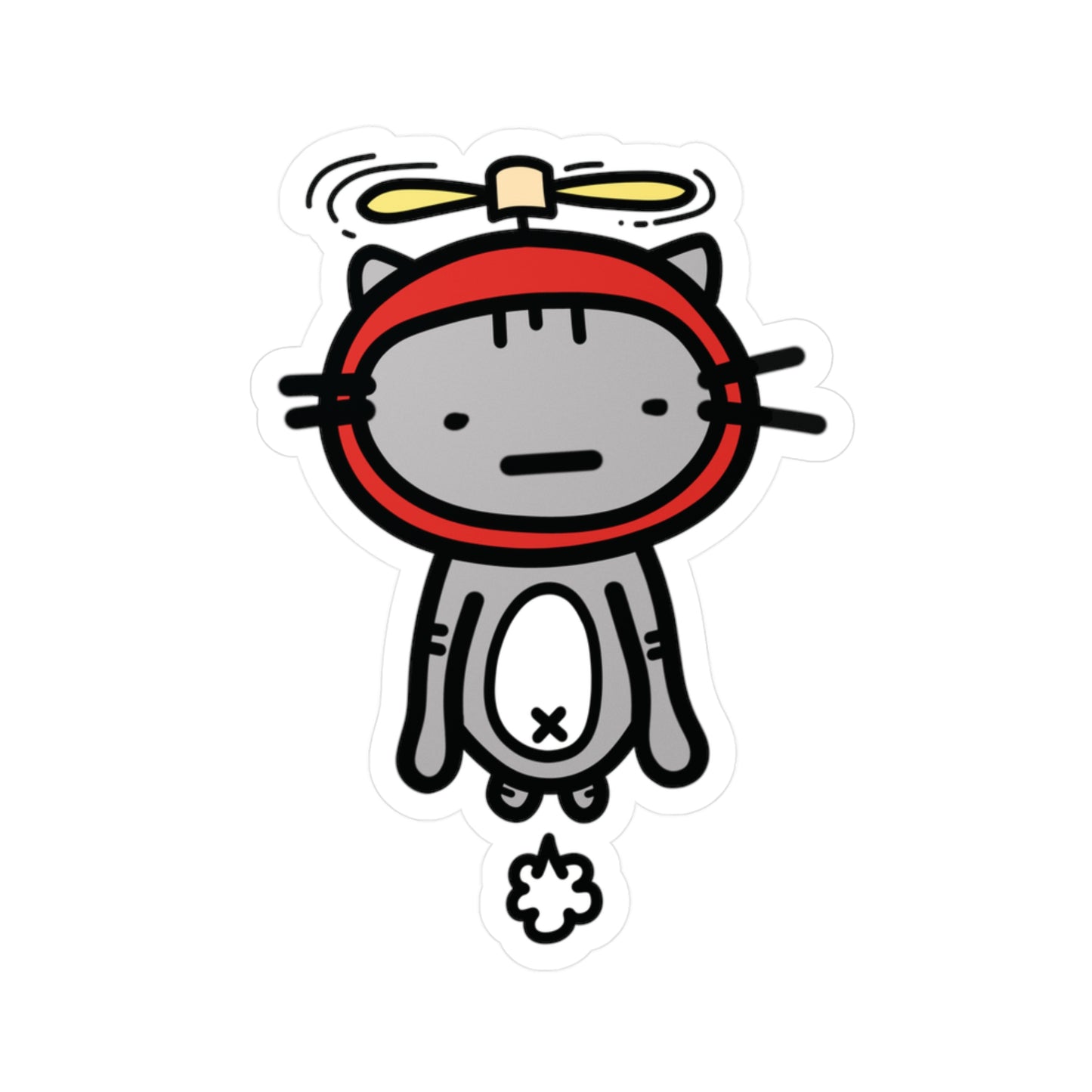 Earl in a Propeller Hat Sticker